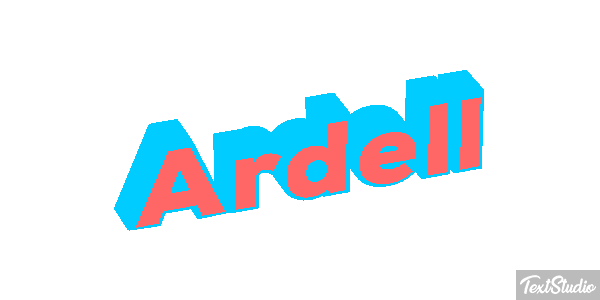 Ardell Text effect