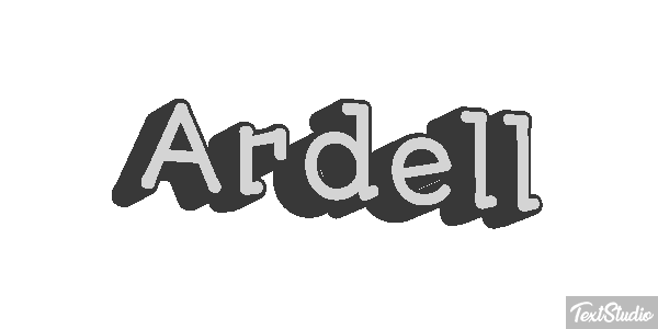 Ardell Text effect