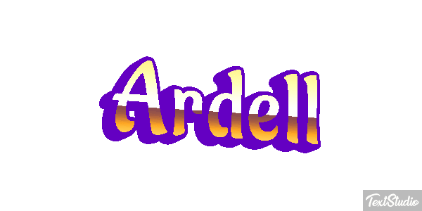 Ardell Text effect
