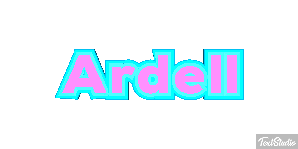 Ardell Text effect