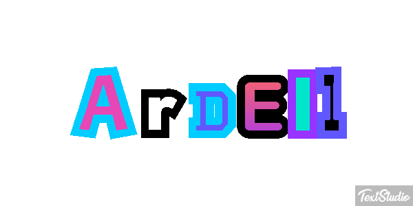 Ardell Text effect