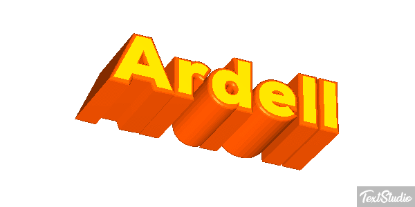 Ardell Text effect