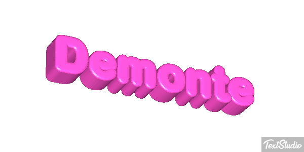 Demonte Text effect