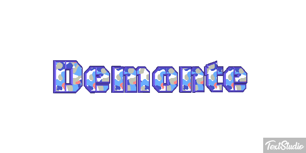 Demonte Text effect