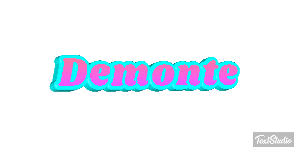 Demonte Text effect