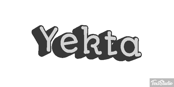 Yekta テキスト効果