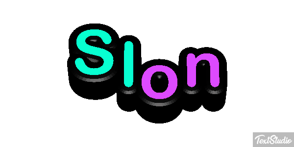 Słoń Effetto testo