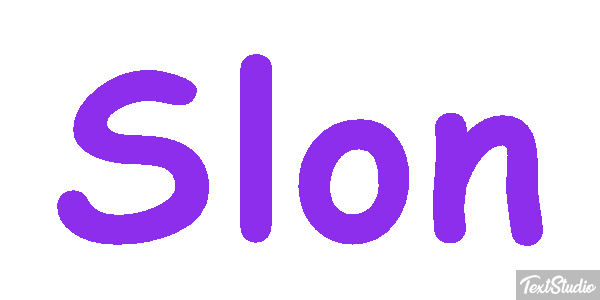 Słoń Effetto testo