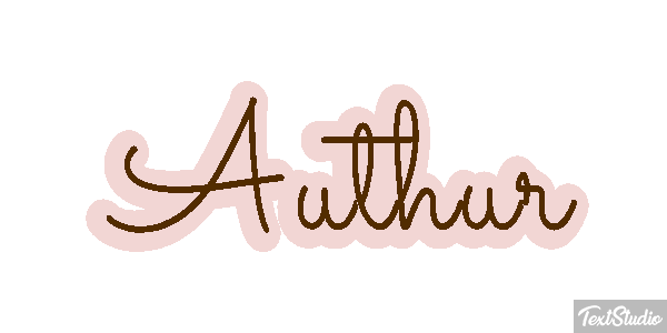Authur Text effect