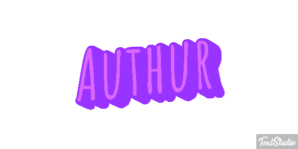 Authur Text effect