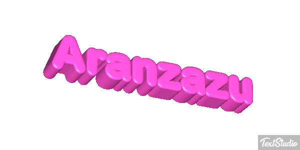 Aránzazu Efecto de texto