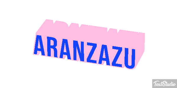 Aránzazu Efecto de texto