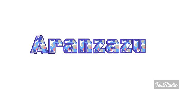 Aránzazu Efecto de texto