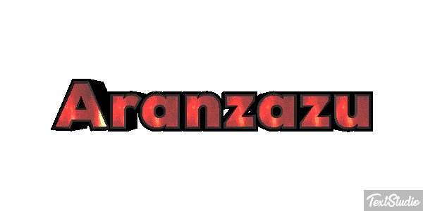 Aránzazu Efecto de texto