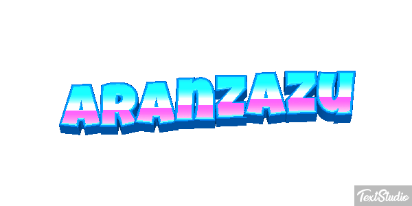 Aránzazu Efecto de texto