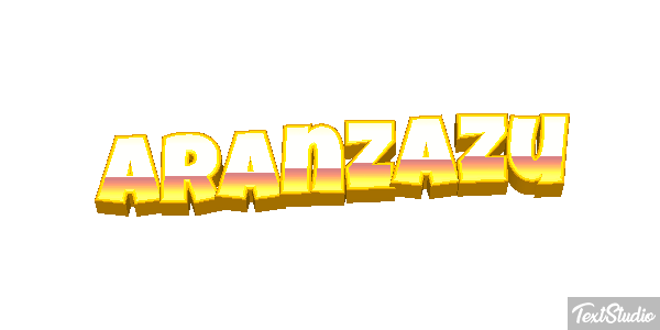 Aránzazu Efecto de texto