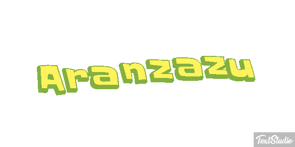 Aránzazu Efecto de texto
