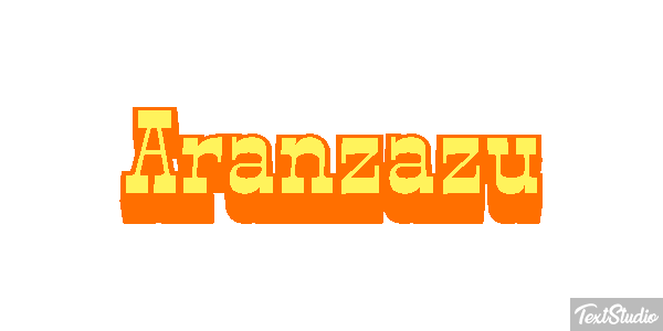 Aránzazu Efecto de texto