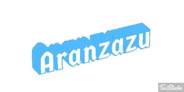 Aránzazu Efecto de texto