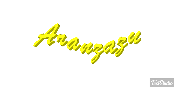 Aránzazu Efecto de texto