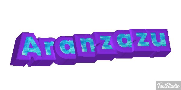 Aránzazu Efecto de texto