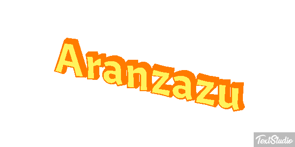 Aránzazu Efecto de texto