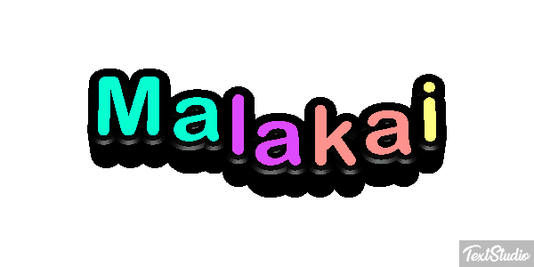 Malakai Text effect