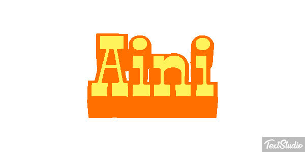 Aini Text effect