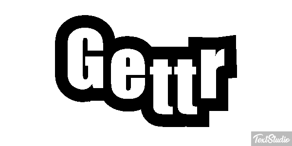 Gettr Efeito do texto