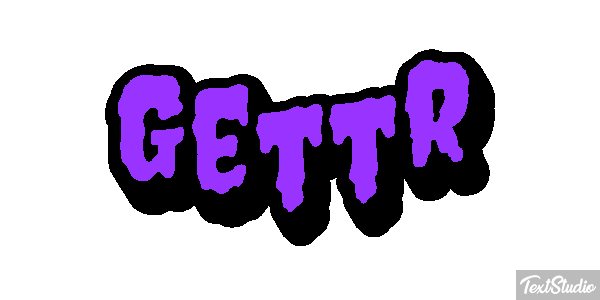 Gettr Efeito do texto