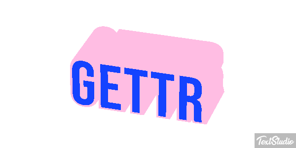 Gettr Efeito do texto