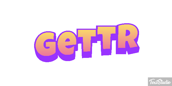 Gettr Efeito do texto