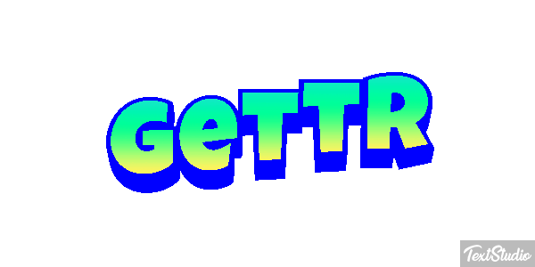 Gettr Efeito do texto