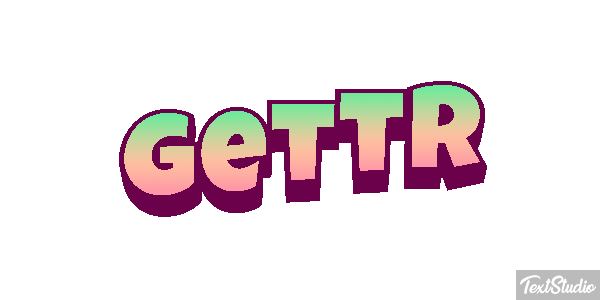 Gettr Efeito do texto