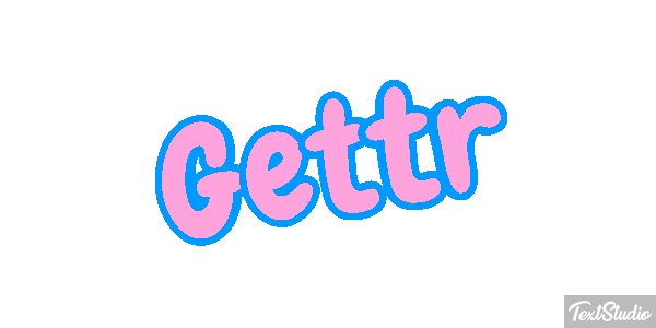 Gettr Efeito do texto