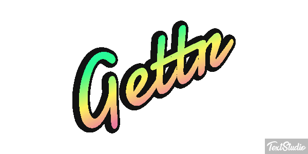 Gettr Efeito do texto