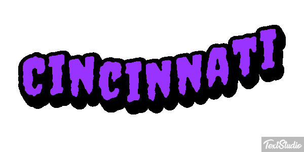 Cincinnati Текстовый эффект