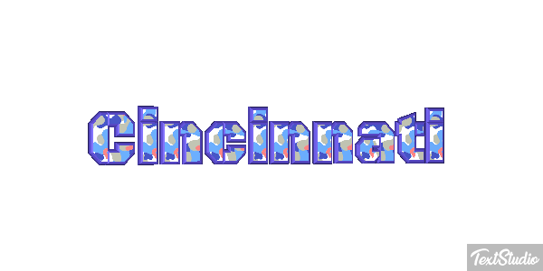 Cincinnati Текстовый эффект