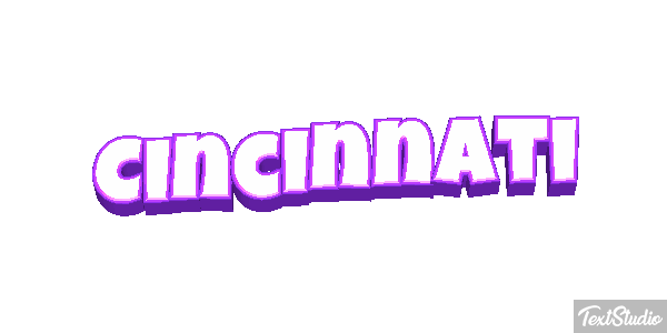 Cincinnati Текстовый эффект