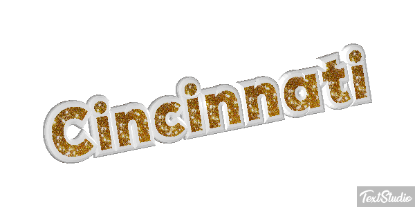 Cincinnati Текстовый эффект