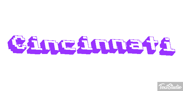 Cincinnati Текстовый эффект