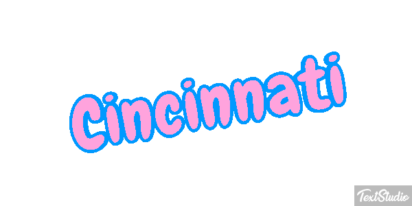 Cincinnati Текстовый эффект