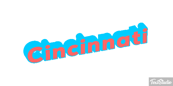 Cincinnati Текстовый эффект
