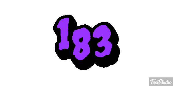 183 Tekst effect
