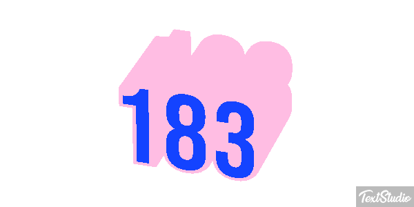 183 Tekst effect