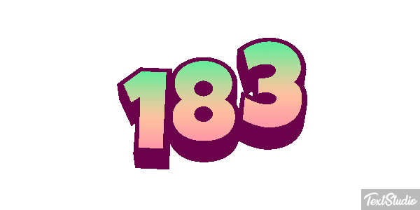 183 Tekst effect