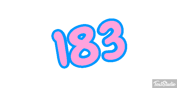 183 Tekst effect