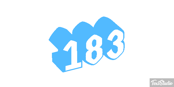 183 Tekst effect