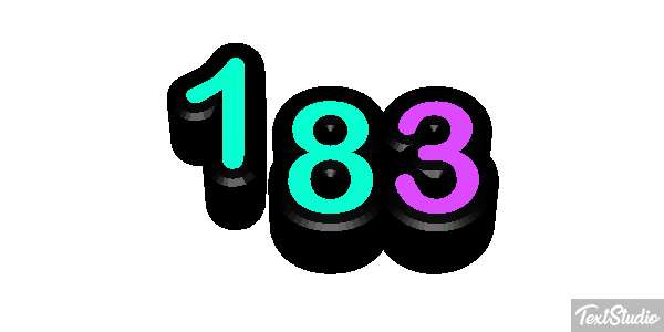 183 Tekst effect