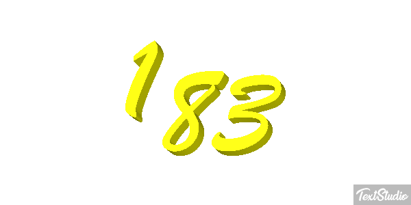 183 Tekst effect